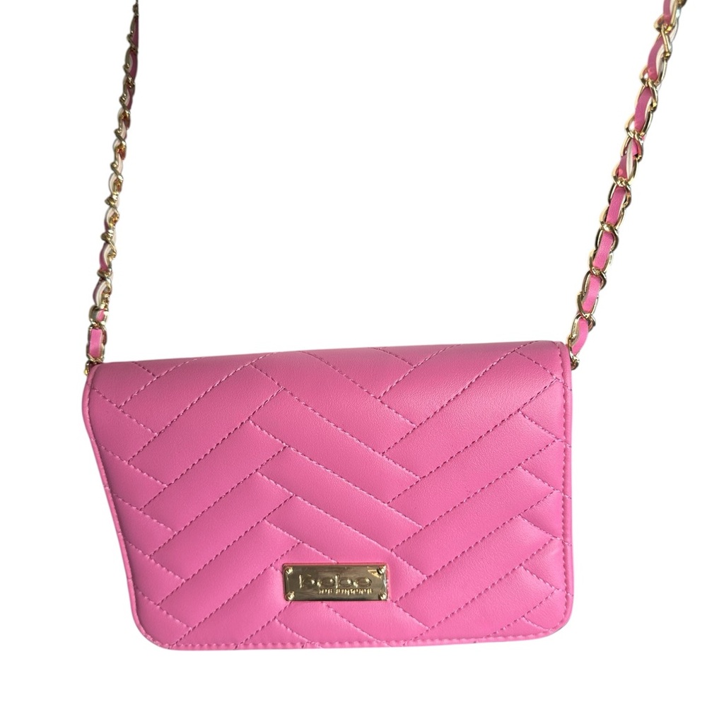 bebe Sophia Crossbody Bag Bubblegum - Picture 8 of 16